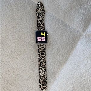 Silver Apple Watch series 3